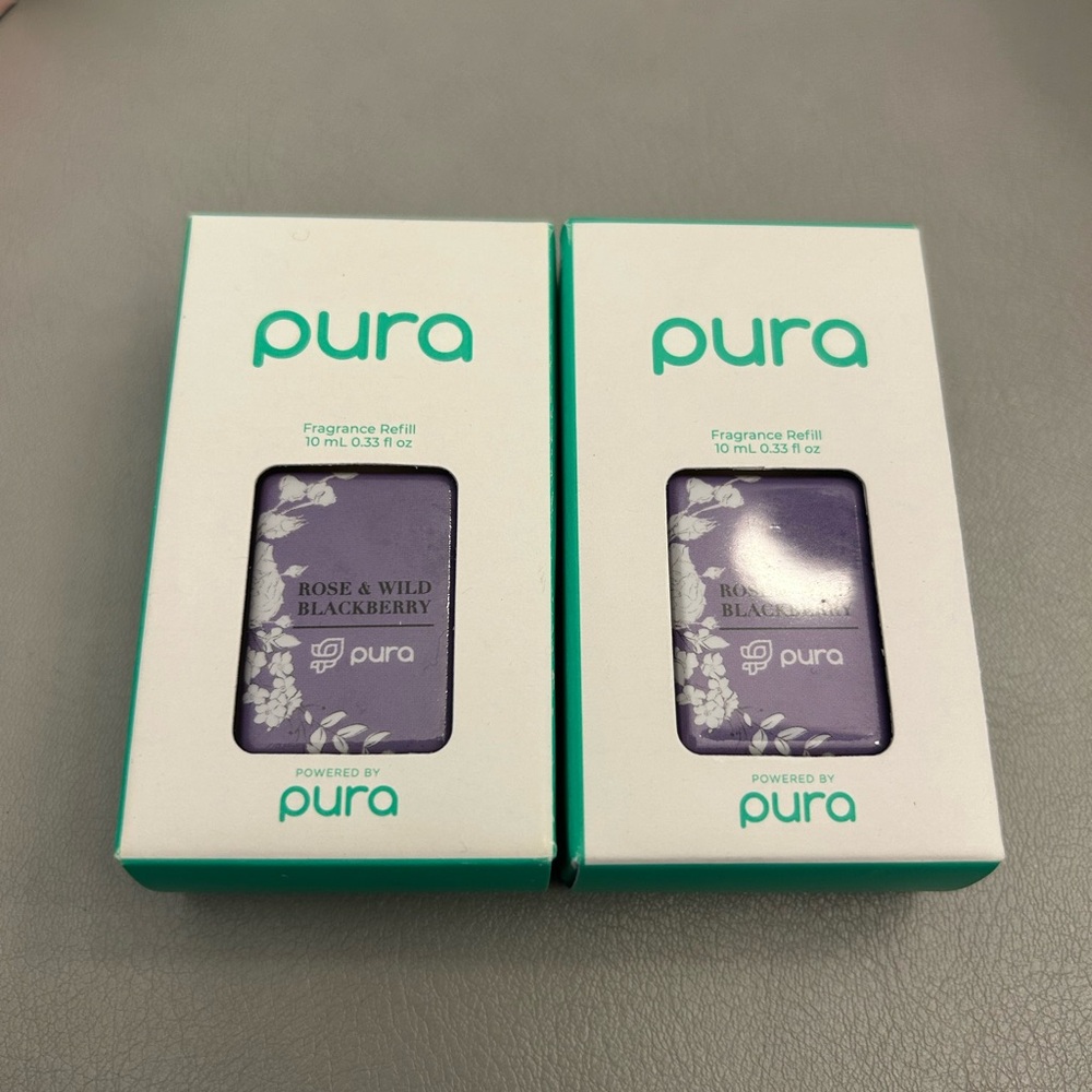 Pura Rose & Wild Blackberry Fragrance Refill - Lot of 2!